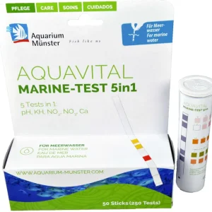 Aquavital Marinetest 5 in 1 (50 Teststreifen Meerwasser) Must-Have